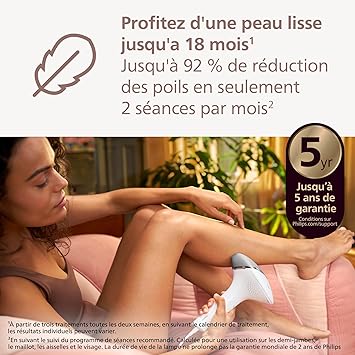 Philips Lumea Série 8000 – Épilateur à Lumière Pulsée BRI949/00