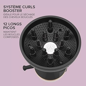 Bellissima My Pro Diffon Ceramic – Diffuseur Sèche-Cheveux Tout-en-Un pour Boucles Sublimes